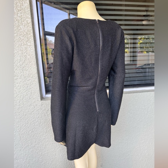 Material Girl Silver Shimmer Tie Front Romper - Picture 11 of 14